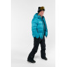 Куртка зимняя сноубордическая городская мужская, с натуральным пухом, пуховик "DAILY", Мята